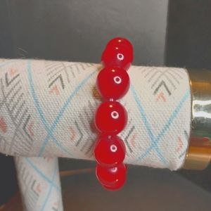 Ladies Cherry Colored Bracelet